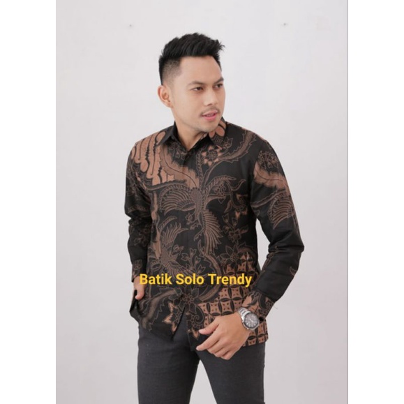 PRASOJO KEMEJA BATIK / BAJU BATIK LENGAN PANJANG KAIN HALUS MURAH LAPIS FURING