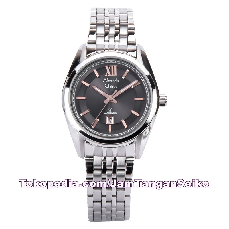 Jam Tangan Wanita Alexandre Christie AC 8501 LD BSSBA Stainless Steel