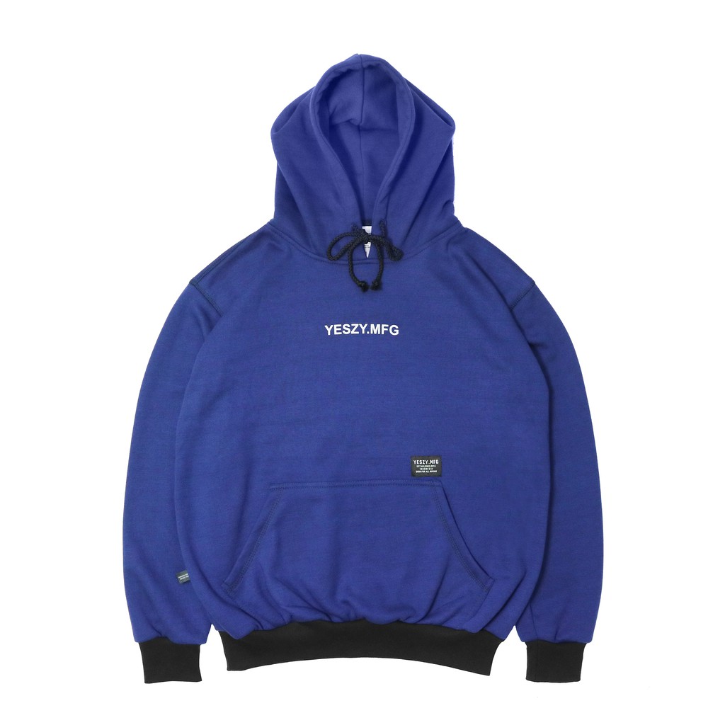 YESZY.MFG Hoodie Navy Classic II F. White