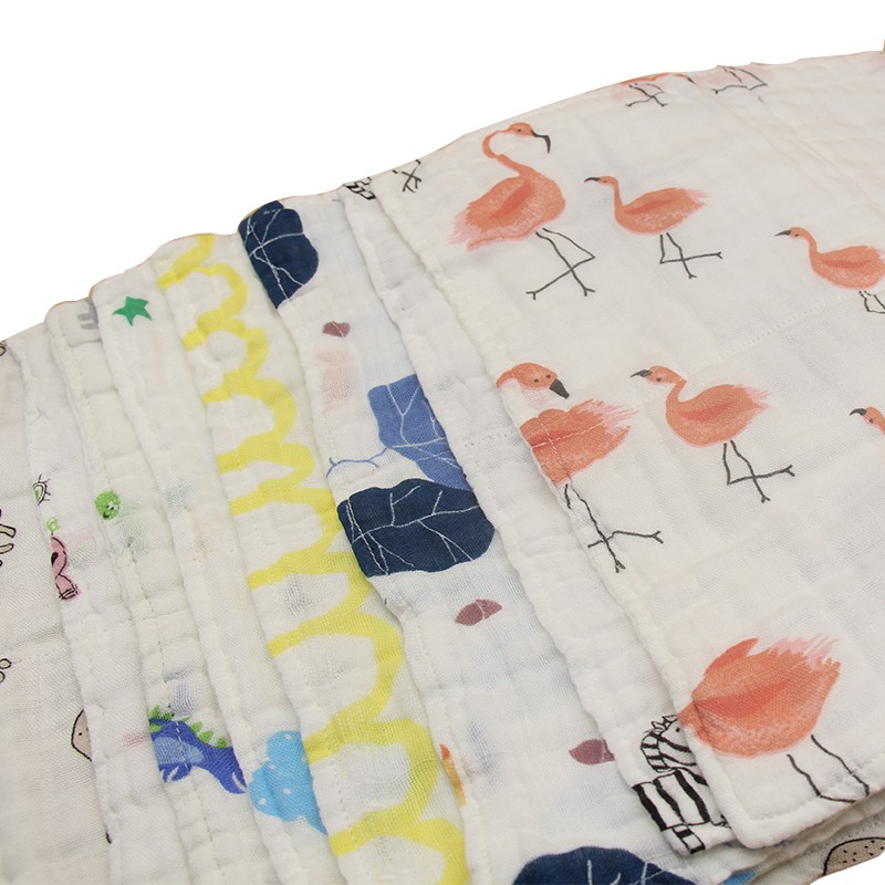 Baby Muslin Washcloths Newborn Baby Face Towel Baby Wipes Bibs Baby Shower Towel Washcloths Wash Gloves