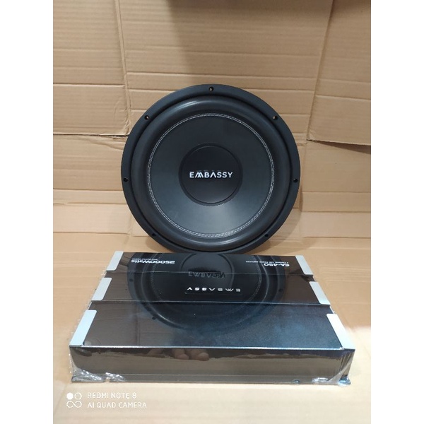 Paket Audio Power EMBASSY EA-450 and Subwoofer EMBASSY ES-124D 12inch