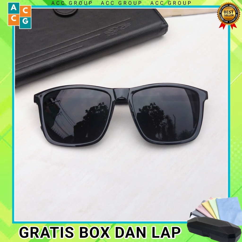 Kacamata Aviator Retro Perlindungan Mata Free Box dan Lap