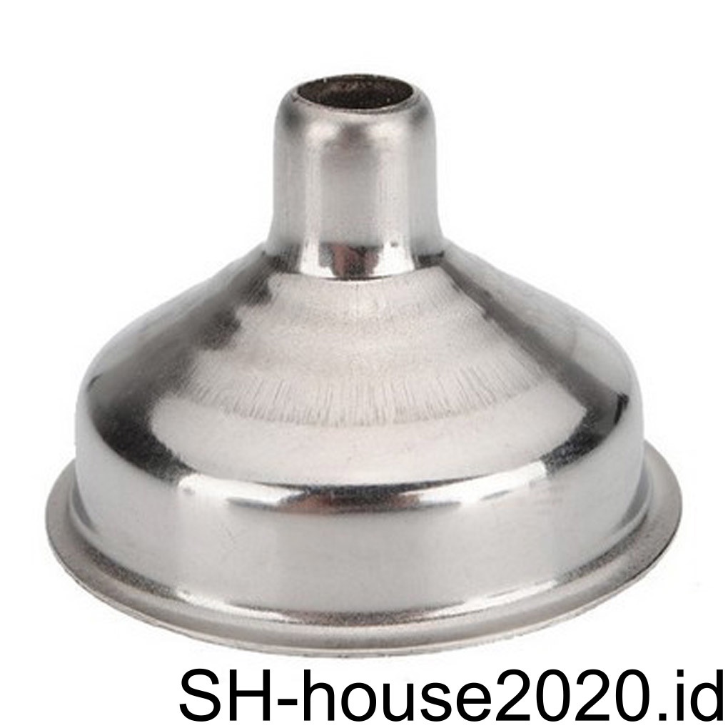 (house2020) Corong Stainless Steel Untuk Botol Minyak Esensial / Flask