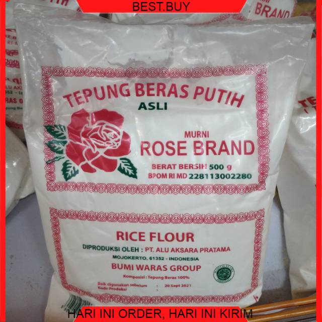 

Tepung beras rose brand 500gr