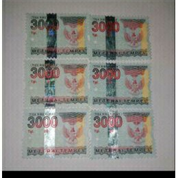 

Materai 3000 Rupiah Tahun 2006-2009