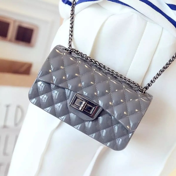 Tas Wanita MINI JELLY  KASUAL ELEGANT 18CM C1H6 New product Best Seller Selempang Slempang Kekinian 