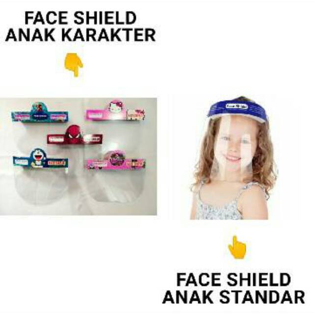 Face Shield Tebal 0.5 mm / Face Sheild / Plastik Mika Pelindung Wajah / Plastik Mika Penutup Wajah