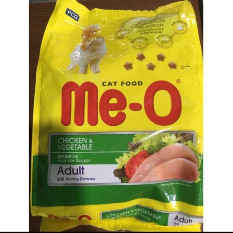 Makanan Kucing MEO Chicken &amp; Vegetable 1,2 Cat Food