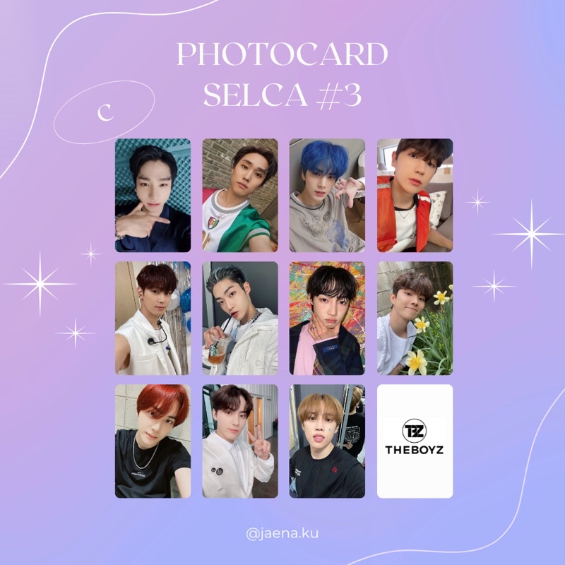 [THE BOYZ] PHOTOCARD SELCA #3 THE BOYZ ‼️BACA DESKRIPSI‼️