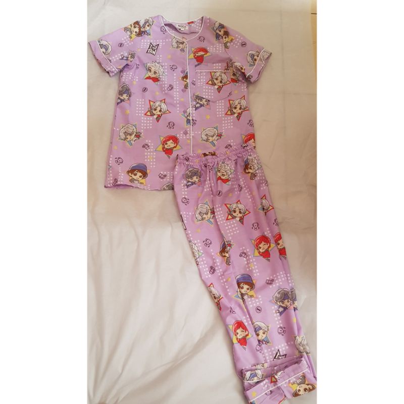 baju tidur anak bt21 tinny tan