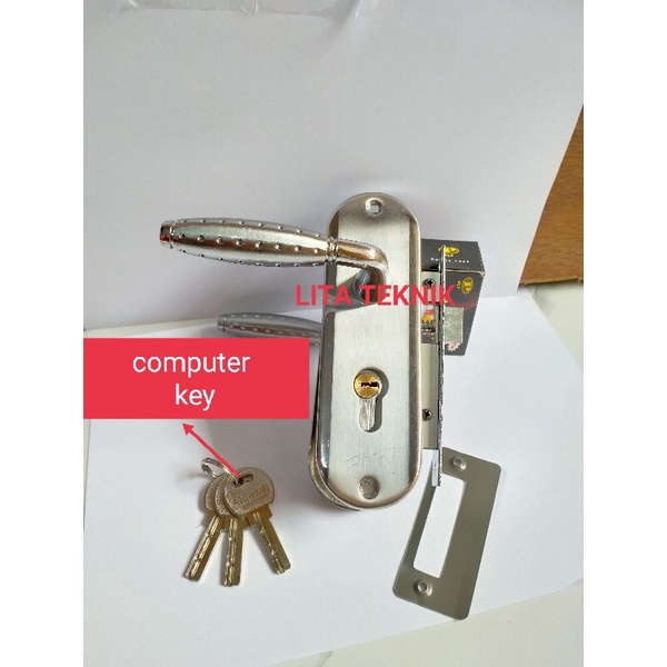 Kunci pintu kecil bagus handle kamar komplit