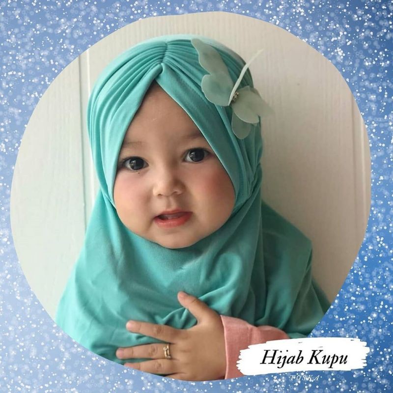 Jilbab Anak BUTTERFLY usia 0-3 th allsize