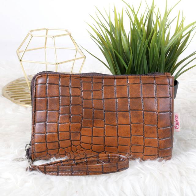 Slim Pouch Croco By Quinta // Dompet Hp