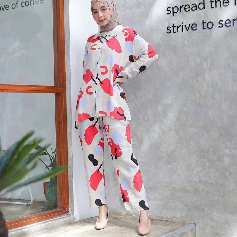 JIDA ONE SET / SETELAN NAJMA RAYON