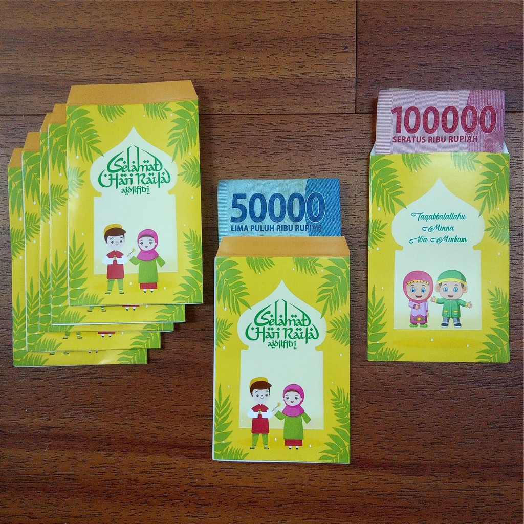 Amplop Angpau Custom/Idul Fitri/Natal/Imlek