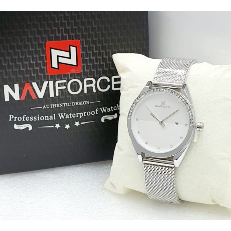 Jam Tangan Wanita Naviforce Original 5015 Tahan Air Garansi 1 Tahun Gratis Ongkir COD