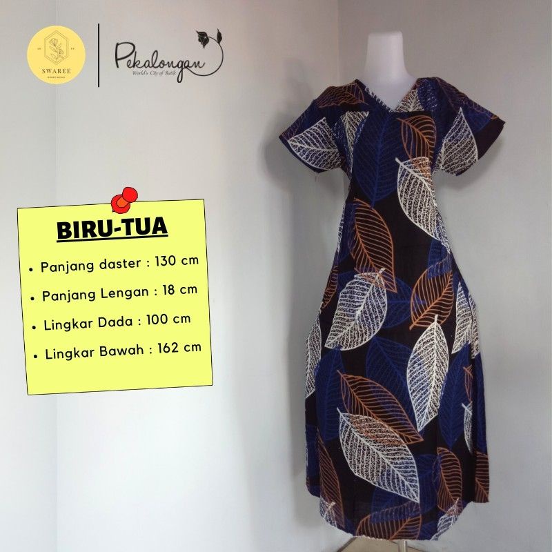 Daster Batik Lengan Pendek Baju Wanita Kekinian Murah