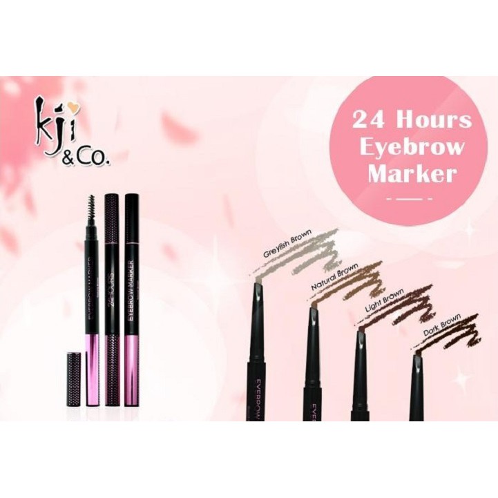 Kji &amp; Co 24Hrs Eyebrow Marker (Choose Color) - Japan Eyebrow/Pensil Alis