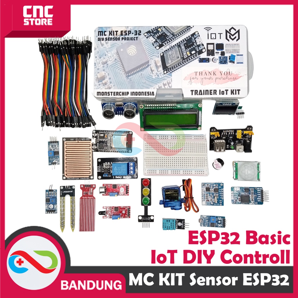 KIT SENSOR ESP32 BASIC IoT DIY CONTROLL WITH BLUETOOTH &amp; WIFI