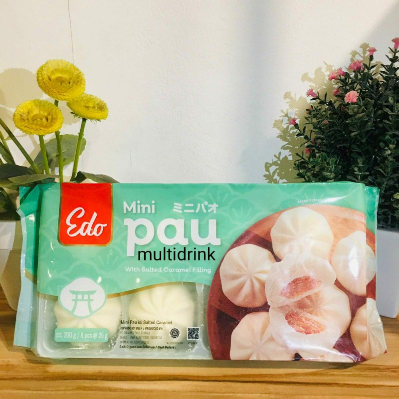 

Mini pau edo / bakpao edo isi caramel / mini pao rasa caramel