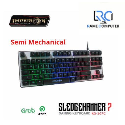Keyboard Gaming Imperion Sledgehammer 7 TKL semi mechanical