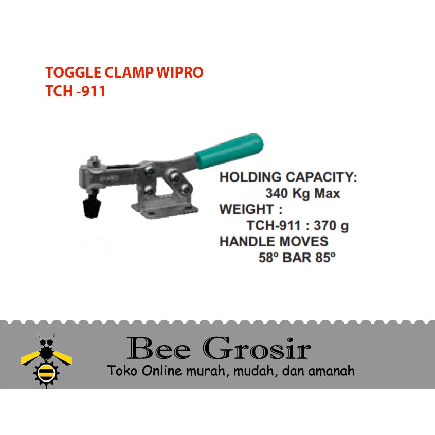 Clamp Toggle Klem WIPRO TCH 911