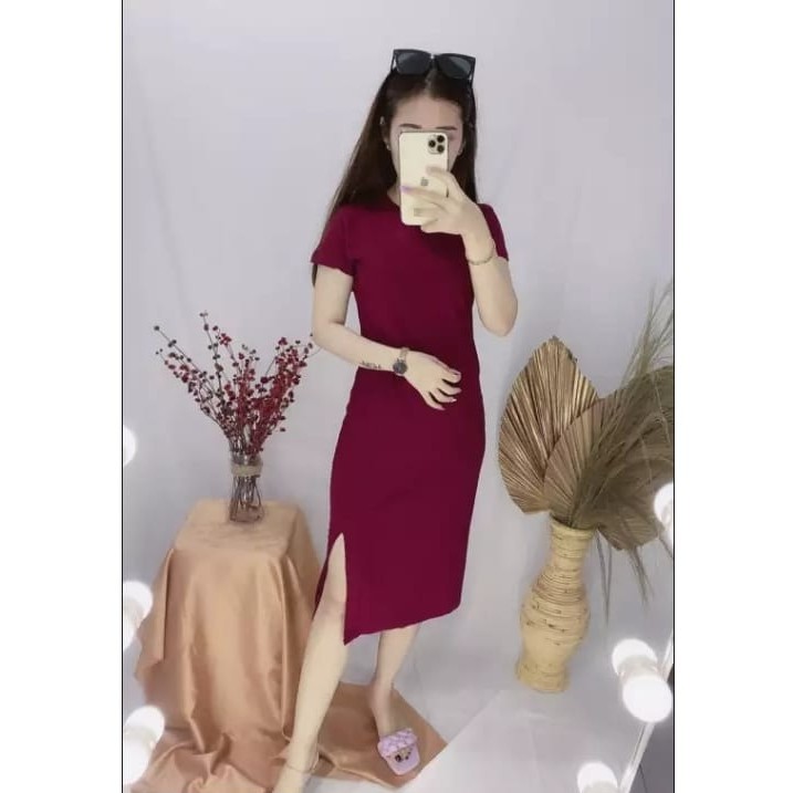 DRESS MIDI SCUBA PREMIUM/DRESS SCUBA/BAJU SCUBA/SCUBA/BAJU KOREA WANITA