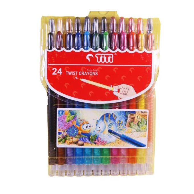 

Crayon Putar Titi 24 Warna
