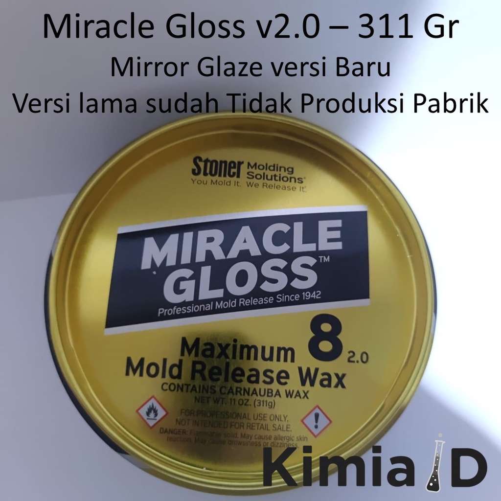 Mirror Glaze - 312 Gram - Meguiars Mirror Glaze - Resin Anti Lengket Miracle Gloss - Resin Silicone