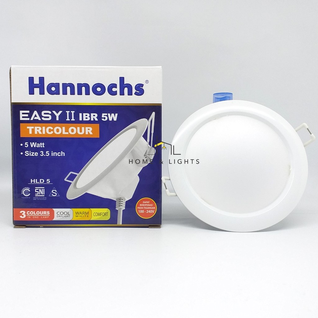 Downlight LED Tricolor Easy II Hannochs 5W