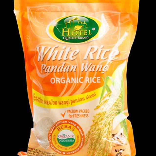

BERAS HOTEL WHITE RICE PANDAN WANGI 2KG