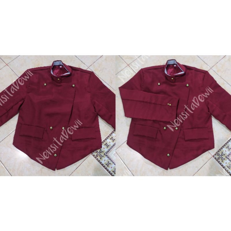 Beskap Solo / Warna Merah Maroon