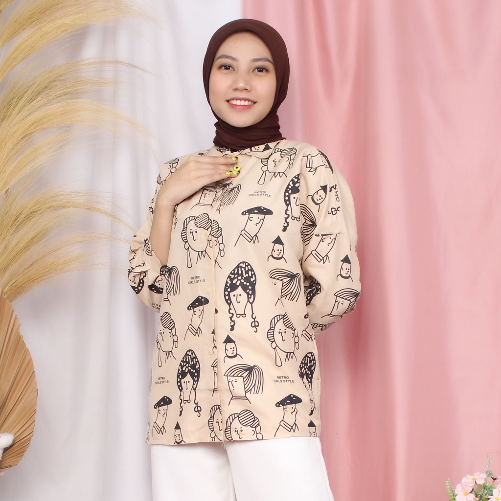 RX FASHION - KEMEJA RETRO PJ