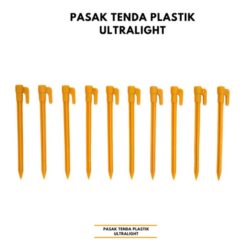 pasak tenda plastik UL ringan termurah