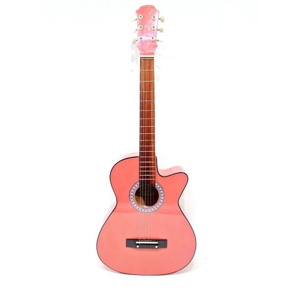 Gitar Akustik Yamaha Tipe F310 P Warna Pink Model Coak Senar String Murah Jakarta buat Pemula atau Belajar Kado