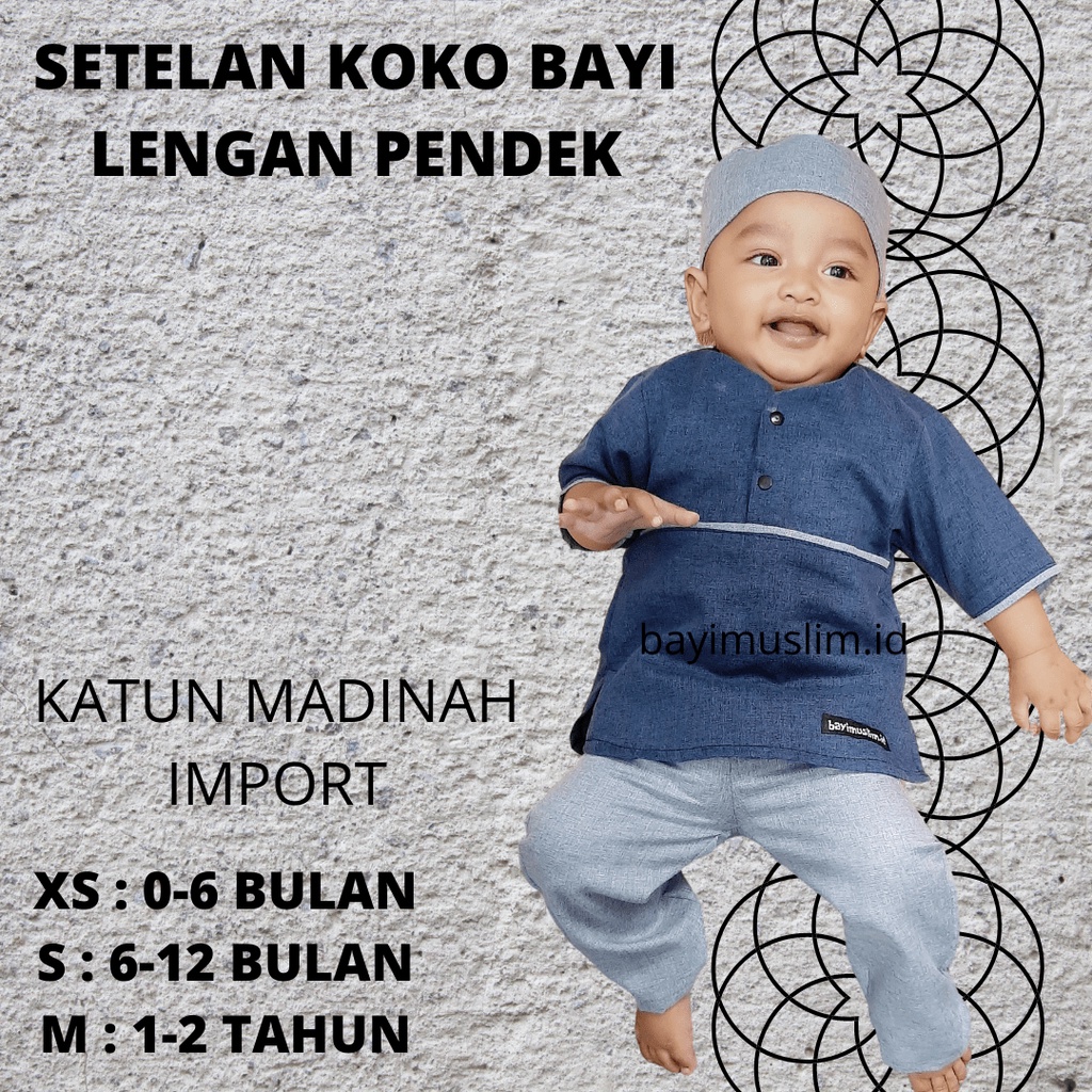 Baju Koko Bayi 0 6 Bulan Koko Bayi 0 6 Bulan Baju Muslim Bayi Laki Laki Baju Aqiqah Bayi Laki Laki B