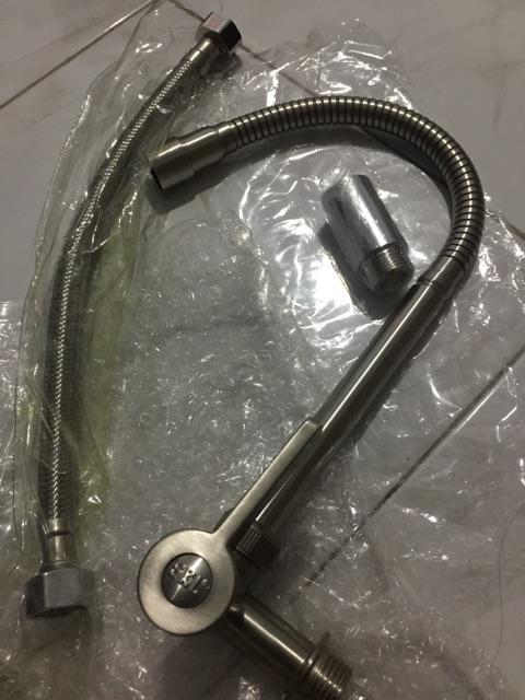 Fleksibel Anyam 30 Cm Stainless Aug- Selang Air 30cm Flexible Murah Wastafel Closet Panas Dingin