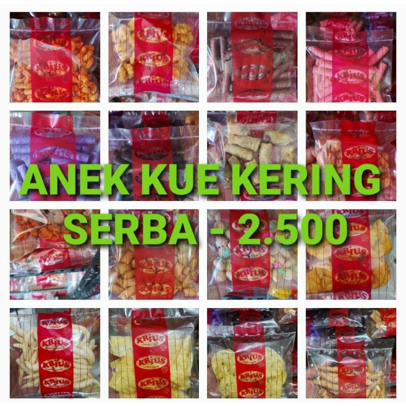 

ANEKA KUE KERING SERBA 2500 // RASA CEK MATERI //
