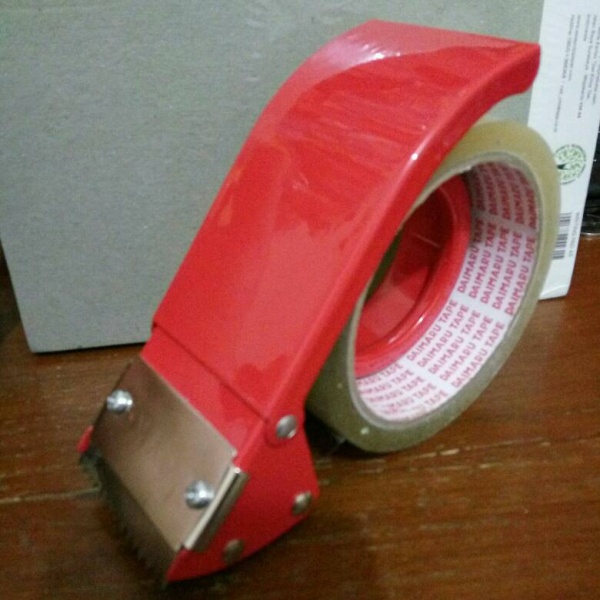 

HJK [BISA COD] Pemotong Lakban Plakban / Tape Dispenser Plakban besi