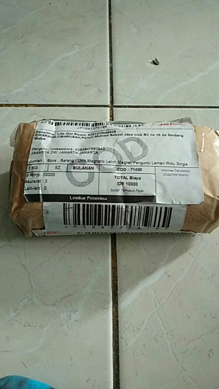 Unik Magnetic Latch Magnet Pengunci Lemari Pintu Single Ml005 Murah