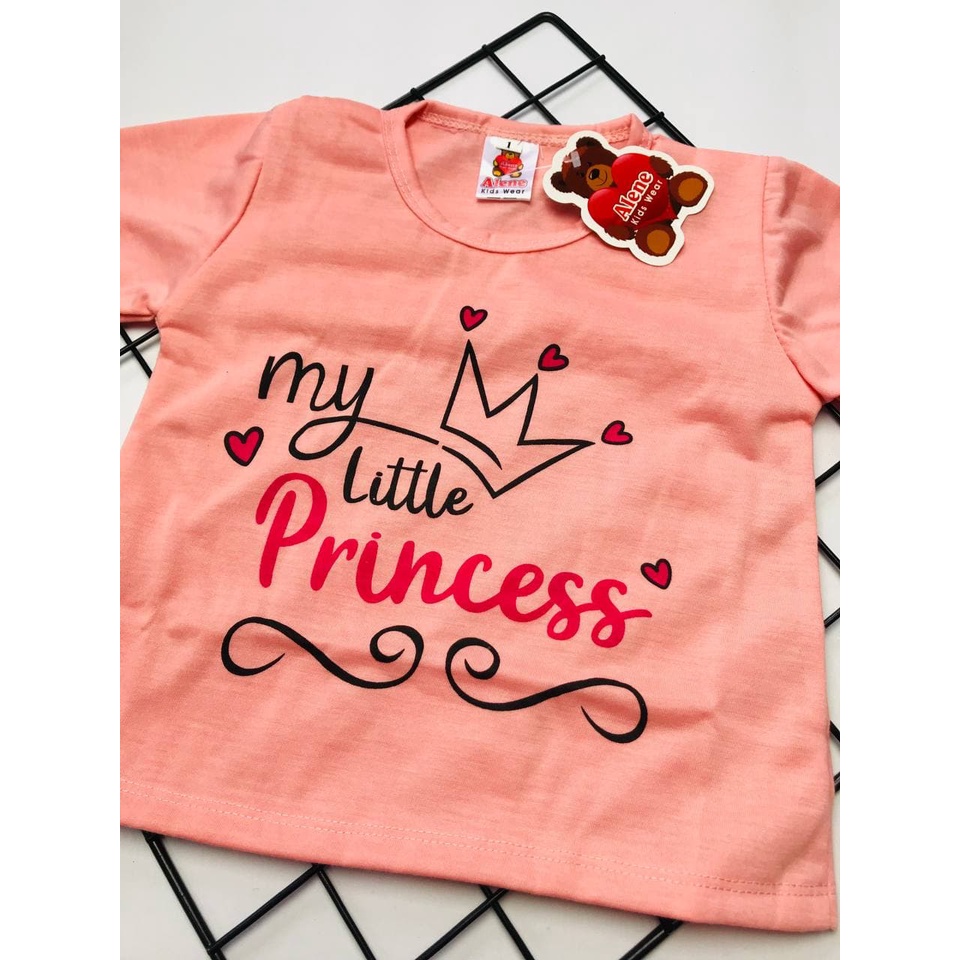 DL88 I kaos atasan anak perempuan baby love merah/bts uk 1-9 tahun / baju kaos anak tangan panjang part 5