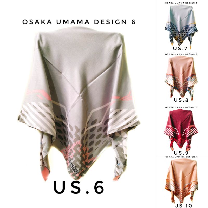 kerudung segi4 motif umama jilbab motif segi empat polycatton hijab motif