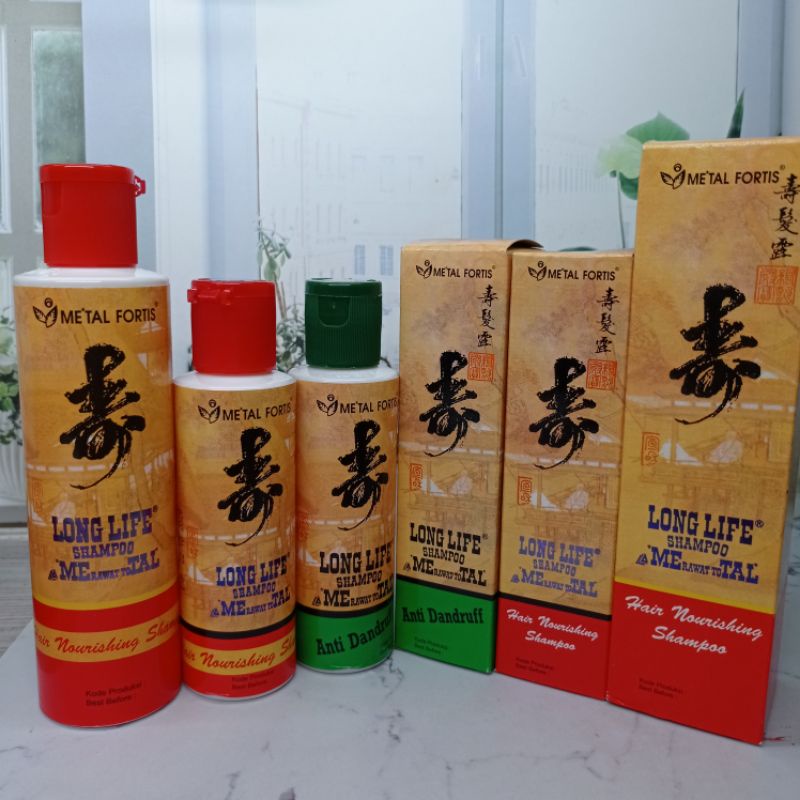 Shampoo Metal Fortis Longlife Shampoo Merawat Total Semua Varian