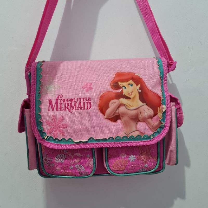 Original Disney Princess The Little Mermaid Special Edition Sling Bag / Tas Selempang Preloved