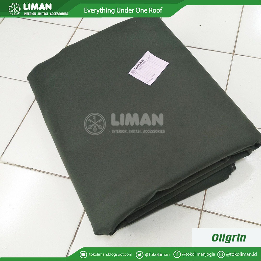 Terpal Olive Green Waterproof Bahan Tas Obrok Tenda