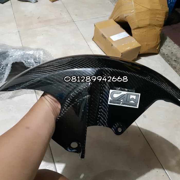 Front Fender yamaha r6 Carbon Kevlar spakbor depan r6