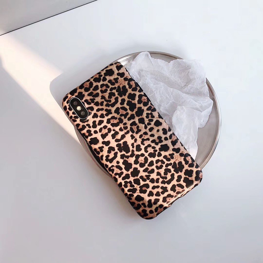 casing iPhone7plus 8plus Leopard Print iPhoneXS 11 11ProMax Silicone Phone Case