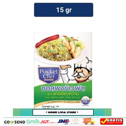 

Pocket Chef Thai Green Curry Fried Rice Mix 15 gr