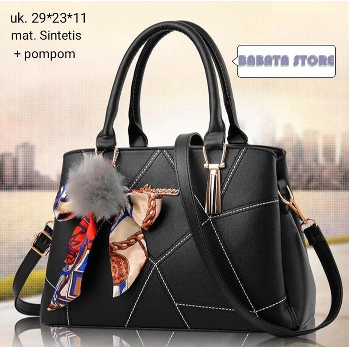 Tas/Tas jinjing/tas terbaru/tas wanita/fashion wanita/tas artis/Tas Jinjing Wanita Aurel Black
