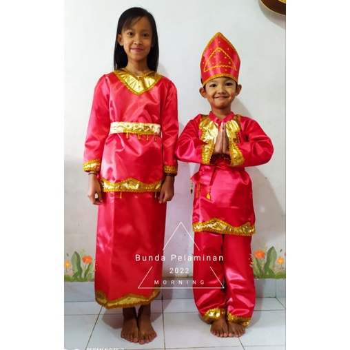 Baju Karnaval Minang Anak ukuran TK